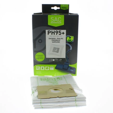 HOME EQUIPEMENT Sac microfibre adaptable par 4 HEPH95+ pour Aspirateur - NC HOME EQUIPEMENT Sac Microfibre Adaptable Par 4 HEPH95+ Pour Aspirateur - NC -Aspirateur et sac Soldes 53855781 1