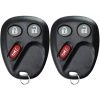 LIFCAUSAL 2 Pièces De Remplacement De Clé De Voiture à Télécommande Pour Cadillac/Chevrolet/GMC/Hummer/Torrent