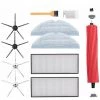 PERLE RARE Kit Accessoires De Rechange Pour Xiaomi Roborock S7 Brosse Principale Rouleau Serpillère Lingettes Filtre Blanc Brosses Latérales De Rechange Pour Aspirateur (lot De 11)