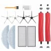 PERLE RARE Kit Accessoires De Rechange Pour Xiaomi Roborock S7 Brosse Principale Rouleau Serpillère Lingettes Filtre Blanc Brosses Latérales De Rechange Pour Aspirateur (lot De 12)