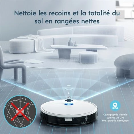 yeedi vac max 3000Pa Aspirateur Robot Laveur Détection des Tapis Alexa APP MAP Yeedi Vac Max 3000Pa Aspirateur Robot Laveur Détection Des Tapis Alexa APP MAP -Aspirateur et sac Soldes 54969644 3