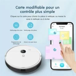 Yeedi Vac Max 3000Pa Aspirateur Robot Laveur Détection Des Tapis Alexa APP MAP 3 Yeedi Vac Max 3000Pa Aspirateur Robot Laveur Détection Des Tapis Alexa APP MAP -Aspirateur et sac Soldes 54969644 4