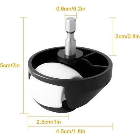 2 Pack Roue de roulette de remplacement pour l'assemblage de roulettes pour iRobot Aspirateur Roomba 500 600 700 800 900 series 560 620 650 770 780 880 980 960 Fontainebleau 2 Pack Roue De Roulette De Remplacement Pour L'assemblage De Roulettes Pour IRobot Aspirateur Roomba 500 600 700 800 900 Series 560 620 650 770 780 880 980 960 Fontainebleau -Aspirateur et sac Soldes 55255419 3