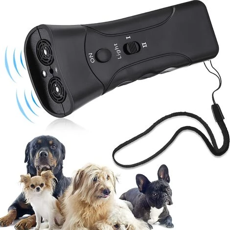 CATHERINE Dispositif anti-aboiement de chien à double canal portable à ultrasons Outil de dressage de chien 3 en 1 avec lampe de poche LED CATHERINE Dispositif Anti-aboiement De Chien à Double Canal Portable à Ultrasons Outil De Dressage De Chien 3 En 1 Avec Lampe De Poche LED -Aspirateur et sac Soldes 55654703 1