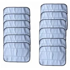 STOMO 12pcs Dry & Wet Chiffon Vadrouille Pour IRobot Braava 380 380t 320 Mint 4200 Cleaner Robotic