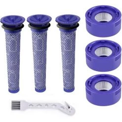 TINOR Lot De 3 Filtres Post-moteur Et Pré-HEPA De Rechange Pour Aspirateur Sans Fil Dyson V7, V8 Animal Absolute DY-965661-01, DY-967478-01
