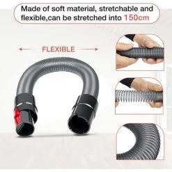 GUAZHUNIFR Tuyau Pour Aspirateur Dyson, Tuyau Flexible Compatible Dyson V7 V8 V10 V11 Tuyau Aspirateur Extensible Rallonge Tuyau Dyson Tube Flexible Dyson Accessoire Dyson，GU.B/bon -Aspirateur et sac Soldes 56812290 3