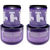 STOMO Lot De 2 Filtres HEPA Pour Aspirateur Dyson V12 Detect Slim - Pièce De Rechange