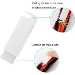 STOMO Accessoires Pour Le Robot Aspirateur Xiaomi Mi - 6 Brosses Latérales, 4 Filtres HEPA, 2 Brosse Principale, 6 Vis,1 Outils De Nettoyages, Kit De 19 Pièces De Rechange Mijia Roborock S50 S51 Robock2 -Aspirateur et sac Soldes 57002745 5