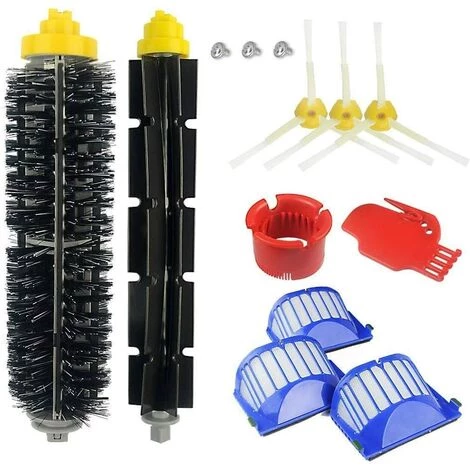 STOMO Kit de Brosse et Accessoire pour iRobot Roomba Série 600 605 610 616 620 625 630 631 632 639 650 651 660 670 680 681 691 696 -Kit de 13 pièces STOMO Kit De Brosse Et Accessoire Pour IRobot Roomba Série 600 605 610 616 620 625 630 631 632 639 650 651 660 670 680 681 691 696 -Kit De 13 Pièces -Aspirateur et sac Soldes 57002759 1