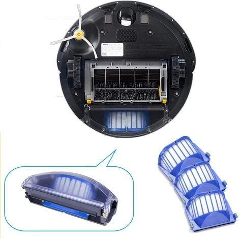 STOMO Kit de Brosse et Accessoire pour iRobot Roomba Série 600 605 610 616 620 625 630 631 632 639 650 651 660 670 680 681 691 696 -Kit de 13 pièces STOMO Kit De Brosse Et Accessoire Pour IRobot Roomba Série 600 605 610 616 620 625 630 631 632 639 650 651 660 670 680 681 691 696 -Kit De 13 Pièces -Aspirateur et sac Soldes 57002759 5