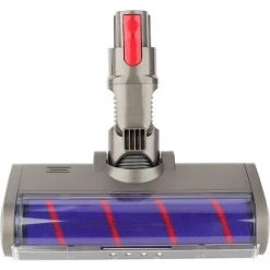STOMO Tête De Nettoyage à Rouleau Souple De Remplacement Pour Dyson V7 V8 V10 V11 V15 Aspirateurs Sans Fil, Accessoire De Brosse à Plancher Avec Phares à LED