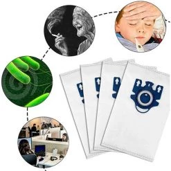 TINOR 6 Remplacement Sac + Filtre Pour Miele HyClean 3D Efficiency GN Classic C1 Complete C2 C3 S2000 S5000 S8000 Series - 9917730 3 TINOR 6 Remplacement Sac + Filtre Pour Miele HyClean 3D Efficiency GN Classic C1 Complete C2 C3 S2000 S5000 S8000 Series - 9917730 -Aspirateur et sac Soldes 57219689 4