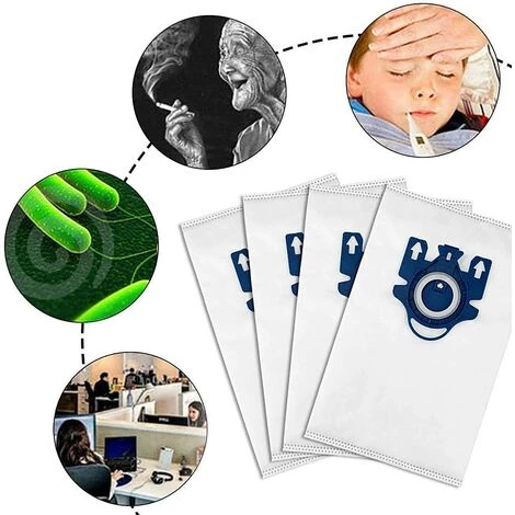 TINOR 6 Remplacement Sac + Filtre pour Miele HyClean 3D Efficiency GN Classic C1 Complete C2 C3 S2000 S5000 S8000 Series - 9917730 TINOR 6 Remplacement Sac + Filtre Pour Miele HyClean 3D Efficiency GN Classic C1 Complete C2 C3 S2000 S5000 S8000 Series - 9917730 -Aspirateur et sac Soldes 57219689 4