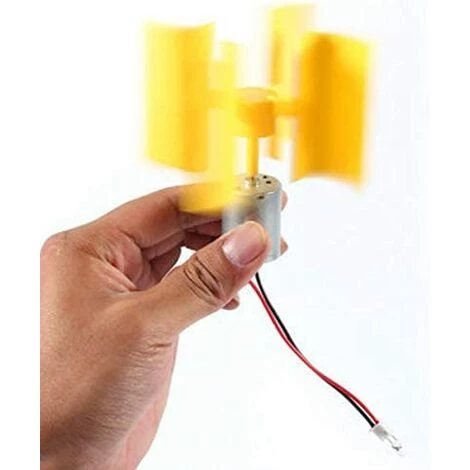 FLYME Mini éolienne Verticale Turbines Générateur,Moteur De Générateur De Vent Éolienne DIY Modèle De Turbine FLYME Mini éolienne Verticale Turbines Générateur,Moteur De Générateur De Vent Éolienne DIY Modèle De Turbine -Aspirateur et sac Soldes 57481468 5