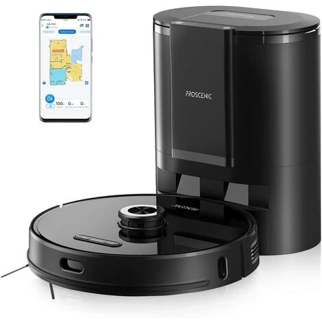 PROSCENIC M8 PRO Aspirateur robot 2 en 1 avec Collecteur automatique de poussières - Aspiration et lavage 3000 Pa - Navigation Laser PROSCENIC M8 PRO Aspirateur Robot 2 En 1 Avec Collecteur Automatique De Poussières - Aspiration Et Lavage 3000 Pa - Navigation Laser -Aspirateur et sac Soldes 57593648 1