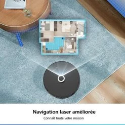 PROSCENIC M8 PRO Aspirateur Robot 2 En 1 Avec Collecteur Automatique De Poussières - Aspiration Et Lavage 3000 Pa - Navigation Laser 3 PROSCENIC M8 PRO Aspirateur Robot 2 En 1 Avec Collecteur Automatique De Poussières - Aspiration Et Lavage 3000 Pa - Navigation Laser -Aspirateur et sac Soldes 57593648 4