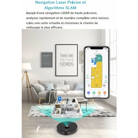 Robot Aspirateur et Laveur 3 EN 1 avec Station de Vidage Automatique, Super Aspiration 2700Pa - AIRROBO T10+ Idéal pour Poils d'Animaux Cheveux Poussière - Version Nouvelle Robot Aspirateur Et Laveur 3 EN 1 Avec Station De Vidage Automatique, Super Aspiration 2700Pa - AIRROBO T10+ Idéal Pour Poils D'Animaux Cheveux Poussière - Version Nouvelle -Aspirateur et sac Soldes 57933324 2