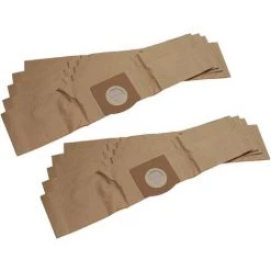 Vhbw 10x Sacs Compatible Avec Kärcher WD 1 Compact Battery Set, WD 1 Compact Battery Aspirateur - Papier Marron