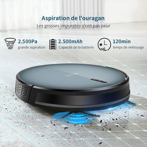 PROSCENIC 830P - Aspirateur robot connecté avec navigation intelligente - Fonction lavage - 0,6L - Wifi PROSCENIC 830P - Aspirateur Robot Connecté Avec Navigation Intelligente - Fonction Lavage - 0,6L - Wifi -Aspirateur et sac Soldes 58078210 4