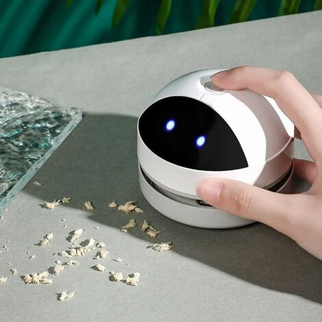 MONLY Mini aspirateur pour Table de bureau, avec chargeur USB, et brosse propre, pour le bureau et la maison MONLY Mini Aspirateur Pour Table De Bureau, Avec Chargeur USB, Et Brosse Propre, Pour Le Bureau Et La Maison -Aspirateur et sac Soldes 58282661 2