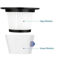 CHANCEY Lot De 2 Filtres De Rechange Pour Aspirateur Sans Fil Convient Pour Le Filtre D'aspirateur à Main Dibea T6 C17 T1,SEMAket 2 CHANCEY Lot De 2 Filtres De Rechange Pour Aspirateur Sans Fil Convient Pour Le Filtre D'aspirateur à Main Dibea T6 C17 T1,SEMAket -Aspirateur et sac Soldes 58427444 3
