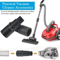 HIASDFLS 25Mm-42Mm Adaptateur Tuyau Aspirateur En Chlorure De Polyvinyle Adaptateur Réducteur Aspirateur Découpable Adaptateur Standard Aspirateur Pour Ponceuse Perceuse Scie Sauteuse -2 Pcs -Aspirateur et sac Soldes 58677808 4