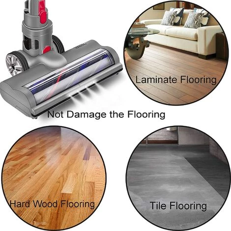 PERLE RARE Brosse Rotative Motorisée Électrique Turbo compatible pour Dyson V7 V8 V10 V11 V15Dégagement Rapide avec Rouleau Poils Durs pour Parquet avec Lumière PERLE RARE Brosse Rotative Motorisée Électrique Turbo Compatible Pour Dyson V7 V8 V10 V11 V15Dégagement Rapide Avec Rouleau Poils Durs Pour Parquet Avec Lumière -Aspirateur et sac Soldes 59324042 3