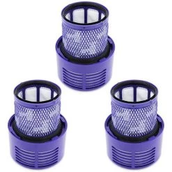EINEMGELD Paquet De 3 Filtres De Rechange Pour Dyson V10 Series V10 Absolute, Animal, Total Clean, Motorhead, SV12 Robot Aspirateur, Remplacer # DY-969082-01