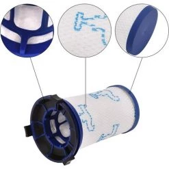 EINEMGELD 3pcs Filtres De Rechange Pour Rowenta Air Force 360 RH9051WO RH9057WO RH9059WO RH9081WO RH9086WO & Tefal Air Force 360 Aspirateur, Accessoires De Remplacement Alternative à ZR009001 -Aspirateur et sac Soldes 59434126 4