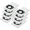EINEMGELD 8 Pièces WD5 Sac Filtrant En Polaire Sac Filtrant à Poussière Pour Aspirateur Kärcher WD4 WD5 WD5 / P MV4 MV5 MV6 Aspirateur Eau Et Poussière, Remplacer 2.863-006.0