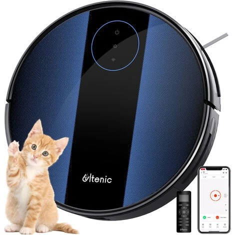 ULTENIC D5 - Aspirateur Robot Ultramince - Aspiration de 3000 Pa - Batterie 2600mAh - Connecté Bluetooth et WIFI - Convient aux personnes âgées ULTENIC D5 - Aspirateur Robot Ultramince - Aspiration De 3000 Pa - Batterie 2600mAh - Connecté Bluetooth Et WIFI - Convient Aux Personnes âgées -Aspirateur et sac Soldes 59465144 1