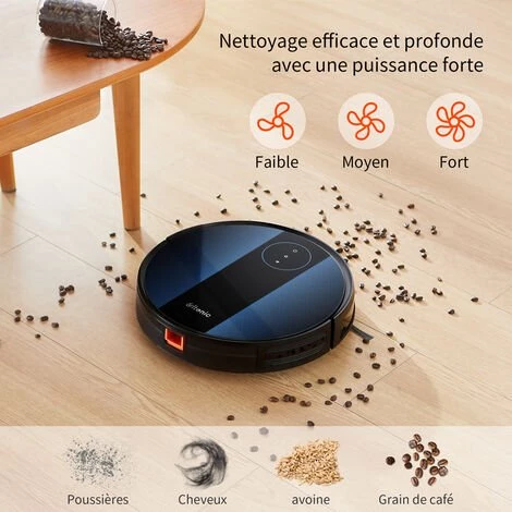 ULTENIC D5 - Aspirateur Robot Ultramince - Aspiration de 3000 Pa - Batterie 2600mAh - Connecté Bluetooth et WIFI - Convient aux personnes âgées ULTENIC D5 - Aspirateur Robot Ultramince - Aspiration De 3000 Pa - Batterie 2600mAh - Connecté Bluetooth Et WIFI - Convient Aux Personnes âgées -Aspirateur et sac Soldes 59465144 2