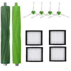 MINETGNON KIT Pack De 10 Accesoires Pour IRobot Roomba Aspirateur (Brosses + Filtres) - S¨¦ries I3/i3+/i4/i7/i7+/E5/E6/E7