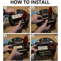 MINETGNON Pack De 3 Replacements De Filtre Pour IRobot Aspirateur S¨¦ries 800 And 900 - Haut Efficacit¨¦ 3 MINETGNON Pack De 3 Replacements De Filtre Pour IRobot Aspirateur S¨¦ries 800 And 900 - Haut Efficacit¨¦ -Aspirateur et sac Soldes 60155103 4