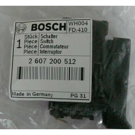 BOSCH REPUESTOS Pièce détachée BOSCH 2607200512 Commutateur BOSCH REPUESTOS Pièce Détachée BOSCH 2607200512 Commutateur -Aspirateur et sac Soldes 60539114 1