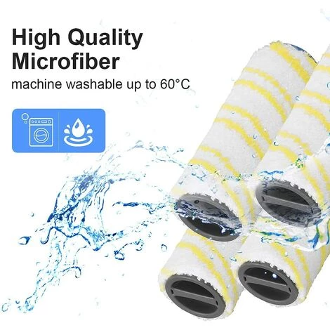 BENOBBY KIDS Rouleaux de Rechange pour Kärcher FC7 FC3 FC5 FC3D, Accessoire 2.055-006.0 - Lot de 4 BENOBBY KIDS Rouleaux De Rechange Pour Kärcher FC7 FC3 FC5 FC3D, Accessoire 2.055-006.0 - Lot De 4 -Aspirateur et sac Soldes 60647203 2