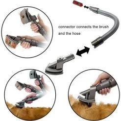 BENOBBY KIDS Brosse Poils Chat Et Chien Pour Aspirateur Dyson V11 V10 V8 V7 Pour Chute De Poils D'Animauxavec Adaptateur Et Convertisseur 2 BENOBBY KIDS Brosse Poils Chat Et Chien Pour Aspirateur Dyson V11 V10 V8 V7 Pour Chute De Poils D'Animauxavec Adaptateur Et Convertisseur -Aspirateur et sac Soldes 60720498 3