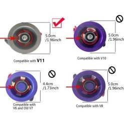 FR-LIFE BR-Vie Brosse De Rouleau Pour Dyson V11,Brosse De Nettoyage De Rechange Pour Dyson V11,Barre De Brosse Pour Dyson V11,Brosse Pour Dyson V11 -Aspirateur et sac Soldes 60773908 3