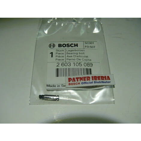 BOSCH REPUESTOS Pièce détachée BOSCH 2603105089 Axe D'articulation BOSCH REPUESTOS Pièce Détachée BOSCH 2603105089 Axe D'articulation -Aspirateur et sac Soldes 61111910 1