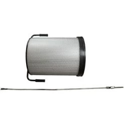 Vhbw Cartouche Filtrante Poussières Fines Compatible Avec Bernardo DC 500 Aspirateur à Copeaux - Avec Brosse De Nettoyage