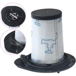 FOZIY Filtres Pour Rowenta Air Force 460 All In One Rh92xx Et Rowenta Air Force Flex 560 Rh94xx Aspirateur, Filtres En Mousse Accessoires Altern À ZR009002，une Pièce, Noir,Fonepro -Aspirateur et sac Soldes 62033883 4