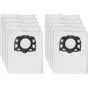 MEZHENG Lot De 10 Sacs Pour Aspirateur Karcher Wd4 Wd5 Wd6 Mv4 Mv5 Mv6