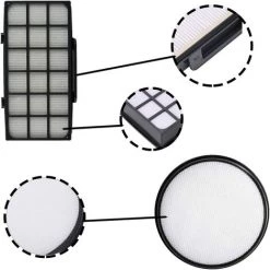 FOZIY Filtre ZR903701，Filtre Rechange ZR903701，Filtres Pour Rowenta Silence Force Cyclonic 4aaaa Ro76xx ModÈle Aspirateurs, Filtre Accessoires Pour RO7647EA RO7663EA RO7676EA RO7681EA (Modèle RO76xx)，une Pièce, Noir,Fonepro -Aspirateur et sac Soldes 63528607 4