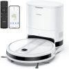 Aspirateur Robot , Laresar Robot Aspirateur Laveur De Sol 3000Pa 3 En 1 Avec Station D'auto-vidage,Balaye,Aspirateur Et Lave,200min D'Autonomie,Contrôle Avec Alexa/APP/Télécommande,pour Poils D'animaux
