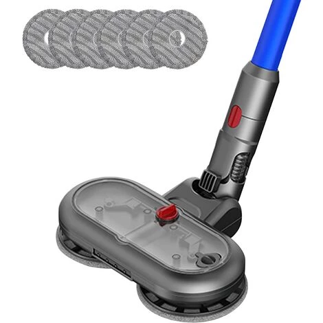MEZHENG Tête de Vadrouille Electrique pour Aspirateur Dyson V15 V11 V10 V7 V8, Accessoire de Brosse Dyson avec réservoir d'eau Amovible, 6 Vadrouilles Lavables, Accessoire Dyson avec Phares à LED MEZHENG Tête De Vadrouille Electrique Pour Aspirateur Dyson V15 V11 V10 V7 V8, Accessoire De Brosse Dyson Avec Réservoir D'eau Amovible, 6 Vadrouilles Lavables, Accessoire Dyson Avec Phares à LED -Aspirateur et sac Soldes 63701348 1