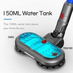 MEZHENG Tête De Vadrouille Electrique Pour Aspirateur Dyson V15 V11 V10 V7 V8, Accessoire De Brosse Dyson Avec Réservoir D'eau Amovible, 6 Vadrouilles Lavables, Accessoire Dyson Avec Phares à LED 2 MEZHENG Tête De Vadrouille Electrique Pour Aspirateur Dyson V15 V11 V10 V7 V8, Accessoire De Brosse Dyson Avec Réservoir D'eau Amovible, 6 Vadrouilles Lavables, Accessoire Dyson Avec Phares à LED -Aspirateur et sac Soldes 63701348 3