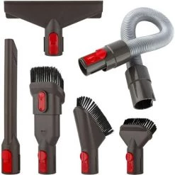 MEZHENG Kit D'accessoires Kit De Fixation Avec Tuyau De Rallonge Pour Dyson V7 V8 V10 V11 SV10 SV11 Aspirateur Sans Fil (6 En 1)