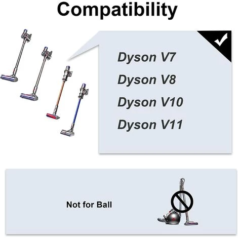 MEZHENG Kit d'accessoires Kit de Fixation avec Tuyau de Rallonge pour Dyson V7 V8 V10 V11 SV10 SV11 Aspirateur sans fil (6 en 1) MEZHENG Kit D'accessoires Kit De Fixation Avec Tuyau De Rallonge Pour Dyson V7 V8 V10 V11 SV10 SV11 Aspirateur Sans Fil (6 En 1) -Aspirateur et sac Soldes 63702110 2
