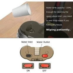 MEZHENG Accessoire Vadrouille électrique Dyson V11 V10 V8 V7 Vadrouille Avec Réservoir D'eau 6 Dyson Aspirateur Vadrouille Chiffon Accessoire Brosse 2 En 1 Dyson Animal Absolute Fluffy Absolute Extra -Aspirateur et sac Soldes 63702178 5